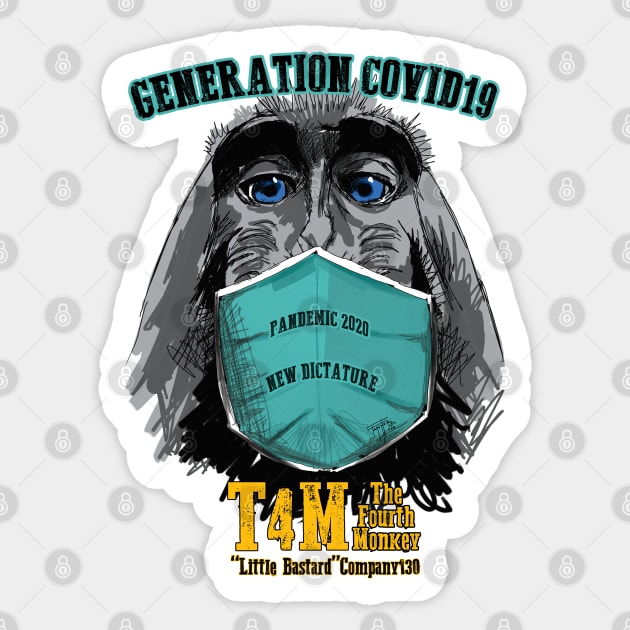 GENERATION COVID19 Sticker by LittleBastard